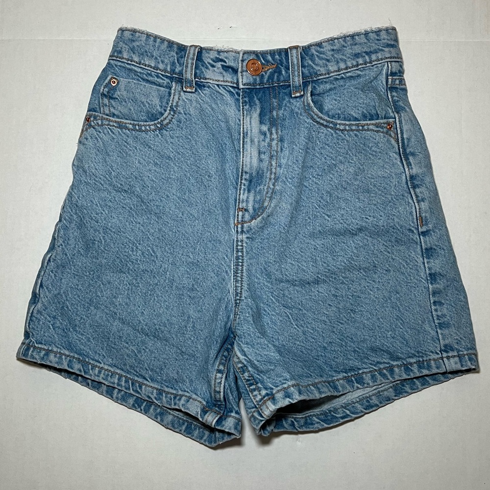 Zara high waisted denim shorts